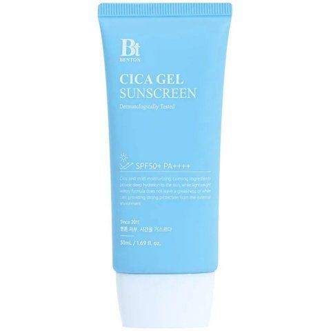 Зволожувальна сонцезахисна крем-сироватка з центелою Benton CICA Gel Sunscreen Serum SPF50/PA++++ 3002 фото