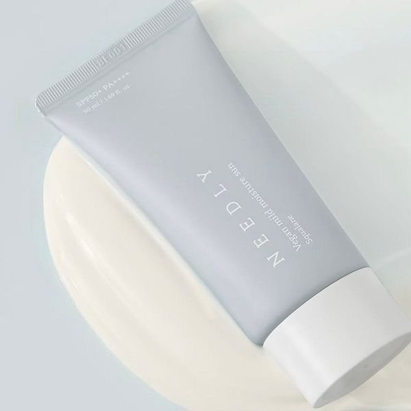 Зволожуючий сонцезахисний крем з рослинним скваланом Needly Vegan Mild Moisture Sun SPF 50+ PA++++ 2008 фото